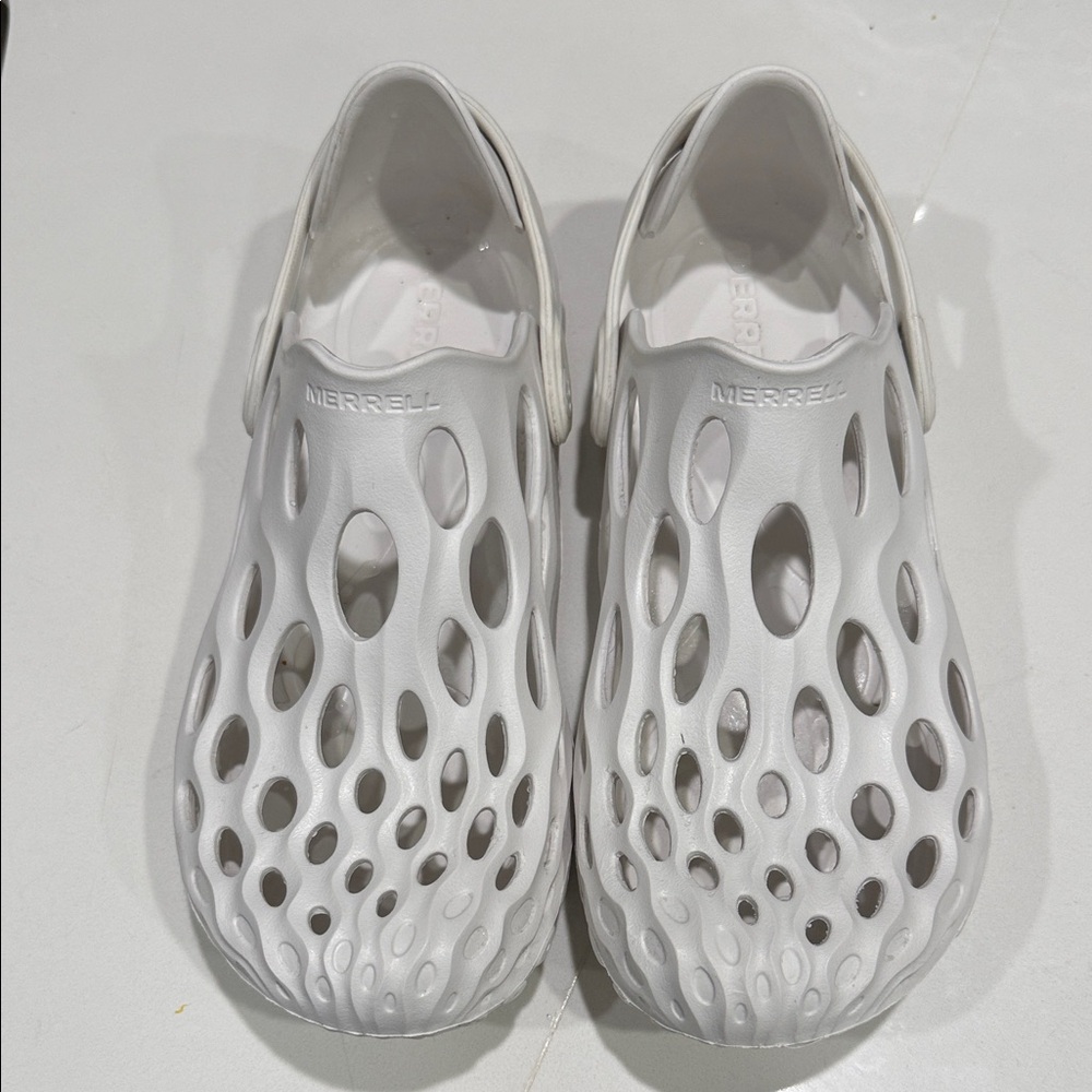 Merrell White Hydro Moc Waterproof Slip-On (Women)